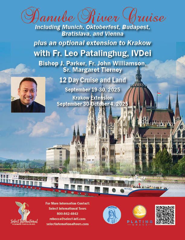 Danube River Cruise Including Munich, Vienna, Bratislava, and Budapest with Fr. Leo Patalinghug