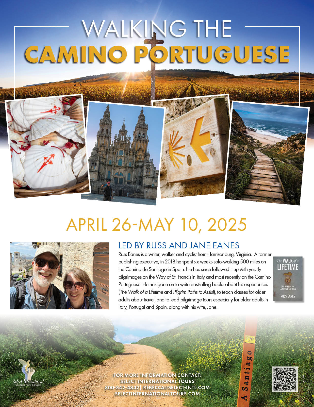 Walking the Camino Portuguese with Russ and Jane Eanes