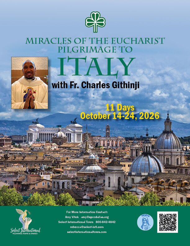 Miracles of the Eucharist Pilgrimage to Italy with Fr. Charles Githinji